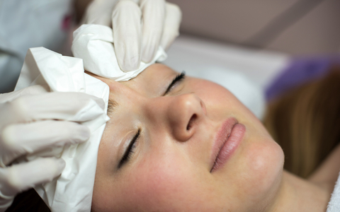 acne facial treatment Cut off clothing sex